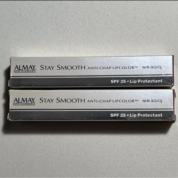 2x ALMAY Stay Smooth Anti-Chap Lipcolor with SPF 25 - Lip Protectant #23 SOFTLY - Picture 2 of 7